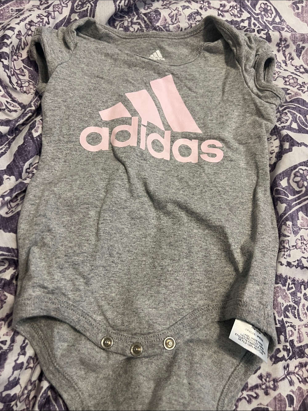 adidas Pink Baby Two-Piece Zip Tracksuit Set with adidas tee shirt ๐ 6months - Picture 5 of 6